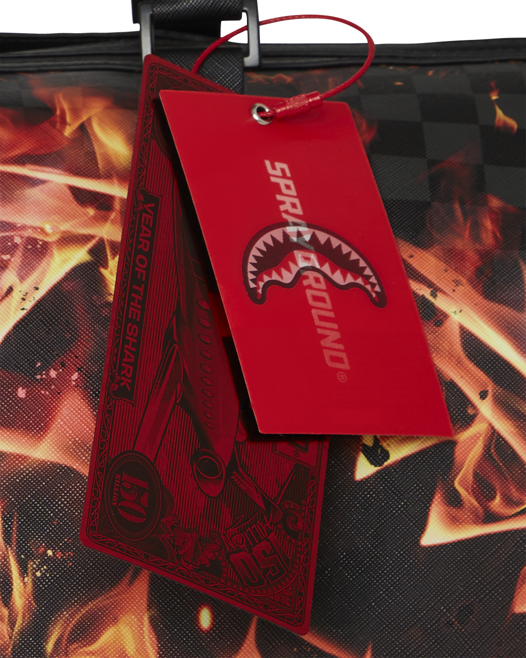 SPRAYGROUND® DUFFLE FIRE & ICE SHARK DUFFLE