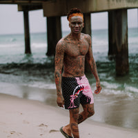 SPRAYGROUND® SWIM PINK PANTHER HALF PAINTED SWIM SHORTS