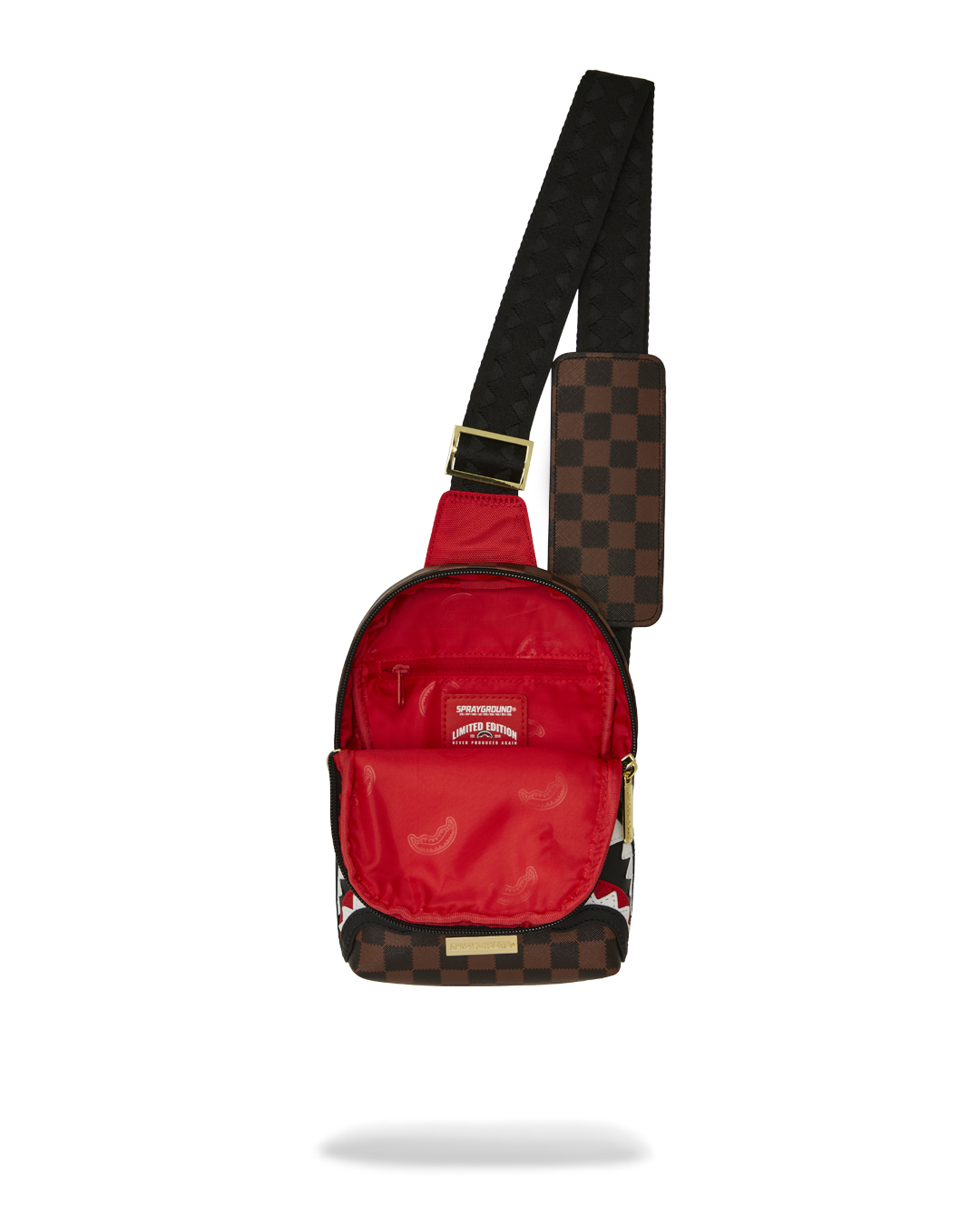 SPRAYGROUND® SLING SAWTOOTH SHARKS IN PARIS ONE-STRAP SLING