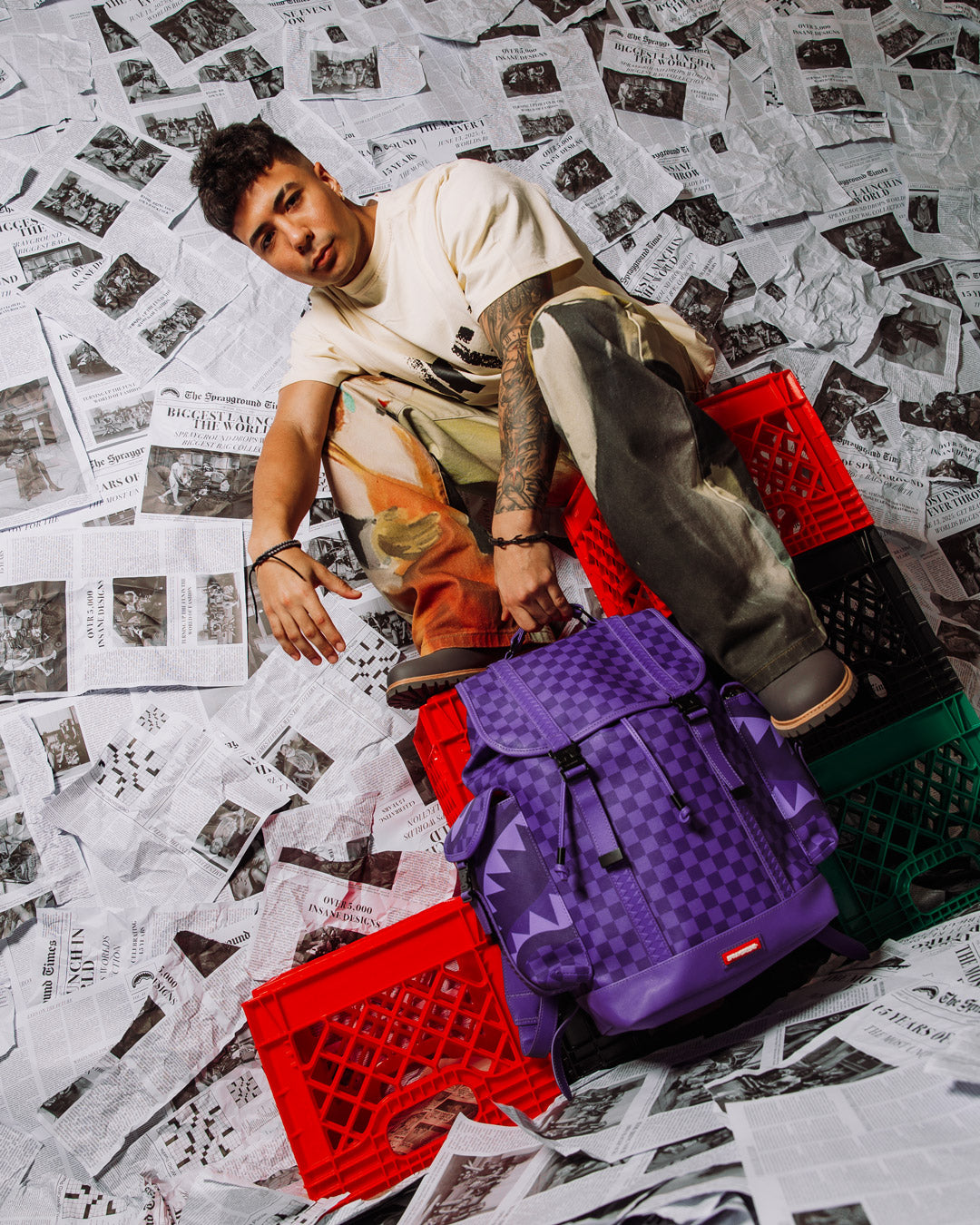 SPRAYGROUND® BACKPACK ALL SYSTEMS GO MONTE CARLO