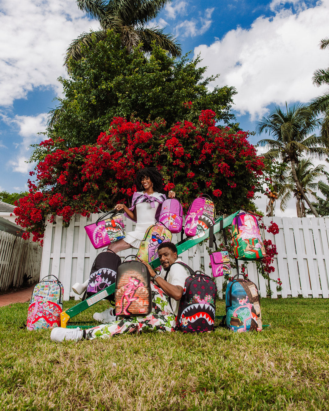 SPRAYGROUND® BACKPACK PINK PANTHER CAN'T CATCH ME MINI BACKPACK