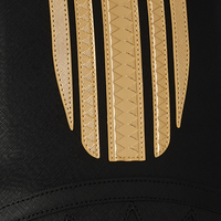 SPRAYGROUND® BACKPACK GOLD AND BLACK RACING STRIPES BACKPACK