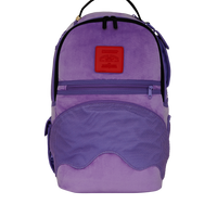 SPRAYGROUND® BACKPACK NOOO WAY!!! A REVERSIBLE BACKPACK - PURPLE VELOUR TO OG SHARKS IN PARIS BACKPACK