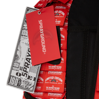 SPRAYGROUND® BACKPACK MADE OF WOVEN LABELS SHARK BACKPACK