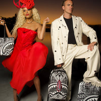 SPRAYGROUND® BACKPACK A.I. AFRICAN INTELLIGENCE THE SKYHAWK BACKPACK - SANDFLOWER COLLAB