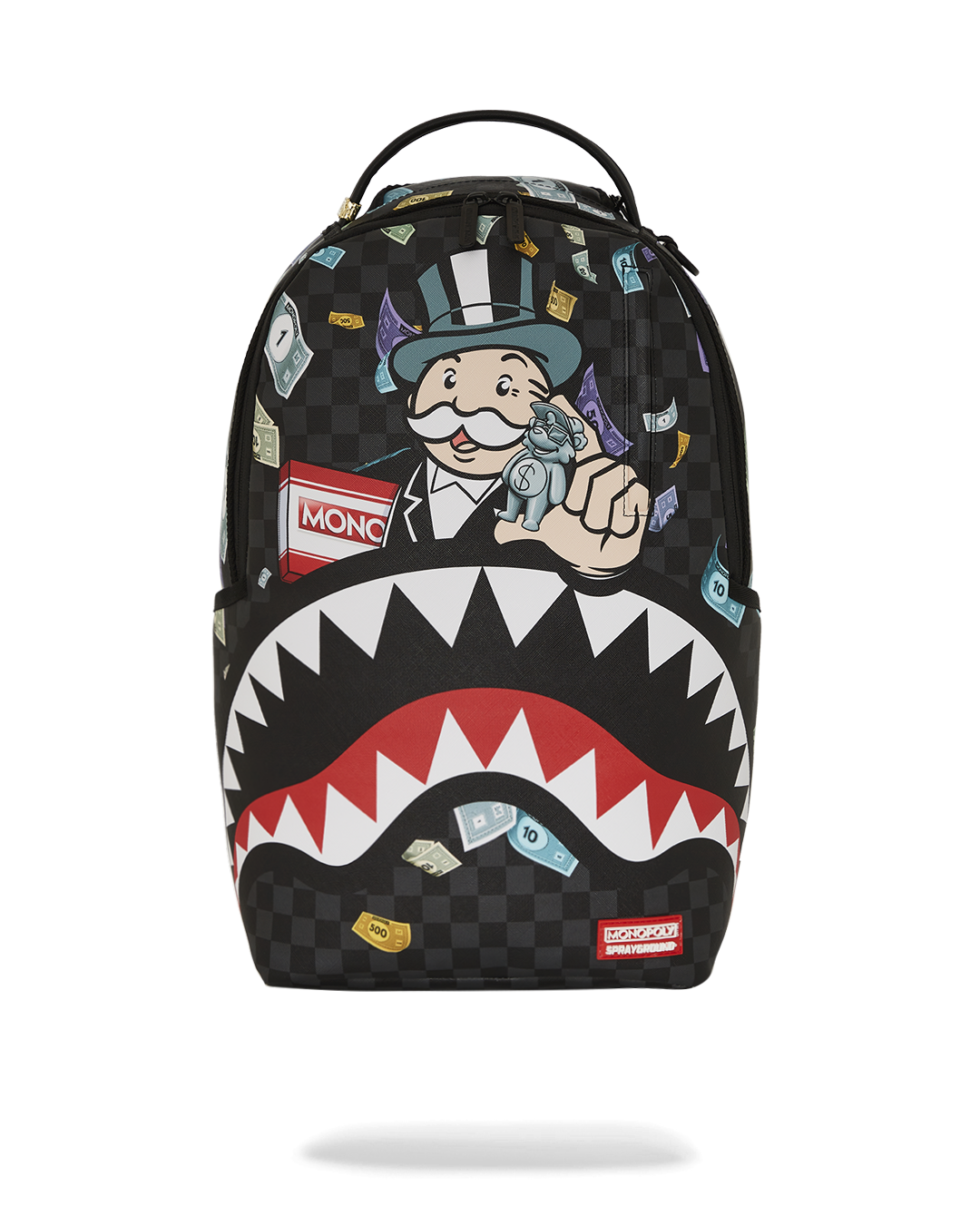 MONOPOLY SHARK RICH BACKPACK – SPRAYGROUND®