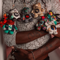 SPRAYGROUND® KEYCHAIN GLOBAL EXPEDITION BEAR KEYCHAIN