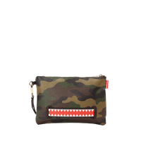 SPRAYGROUND® POUCHETTE CHECKS IN CAMOFLAUGE CROSSOVER CLUTCH