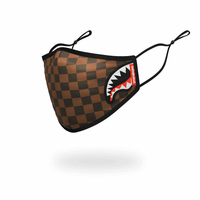 SPRAYGROUND® FASHION MASK ADULT SHARKS IN PARIS (SIDE SHARK) FORM-FITTING FACE MASK