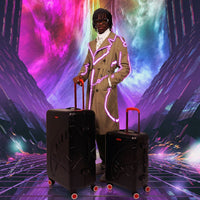 SPRAYGROUND® LUGGAGE SHARKITECTURE MOLDED 22” CARRY-ON LUGGAGE
