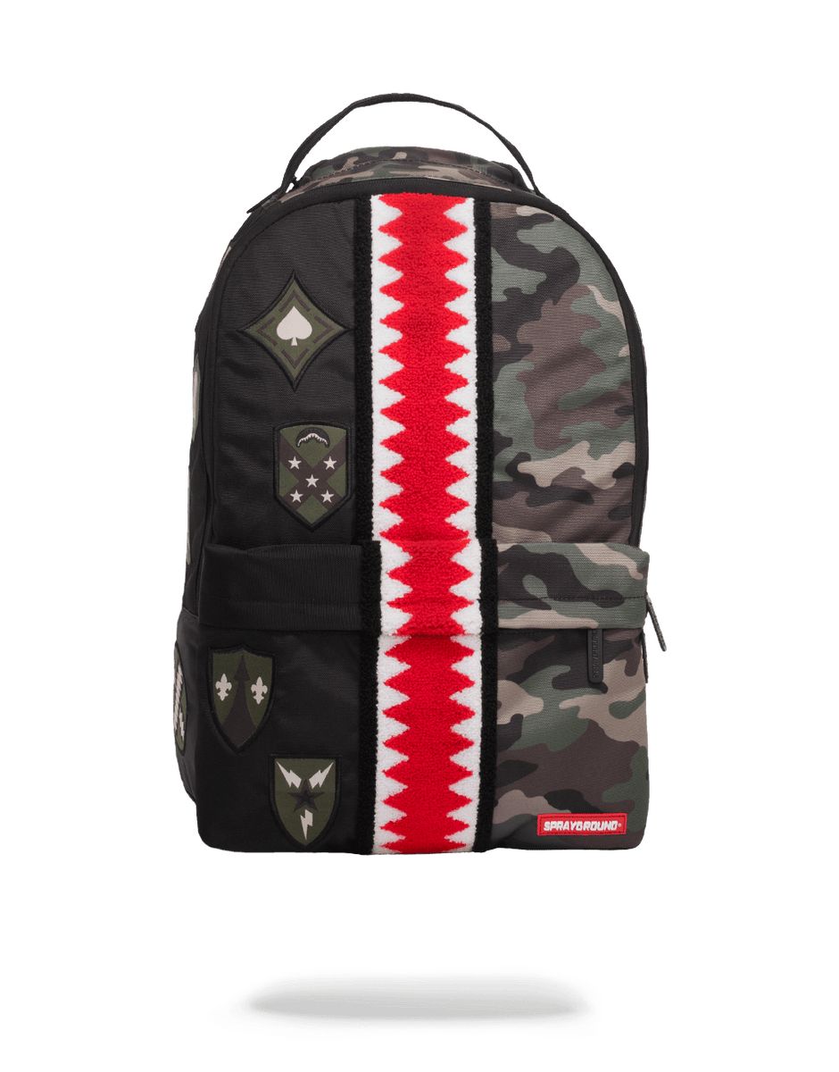 Sprayground Camouflage Backpack with Peace Sign Patch 61el22VD7NL.jpg?v=1579717696 main image 4