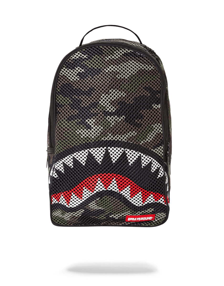 Camo mesh backpack shop