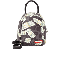 SPRAYGROUND® MINI MONEY ON BLACK LEOPARD PRINT MINI