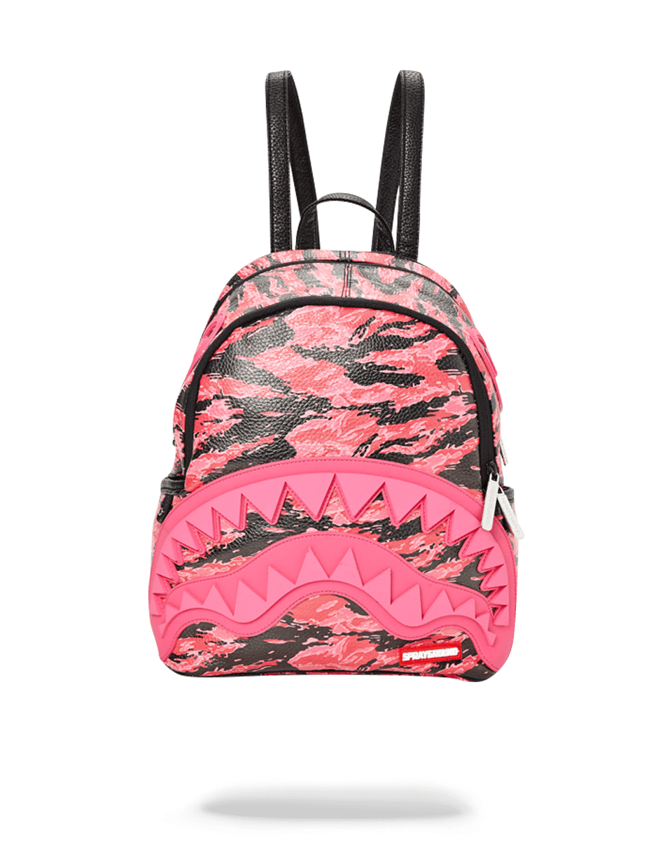 PINK TIGER CAMO SHARKMOUTH SAVAGE BACKPACK SPRAYGROUND