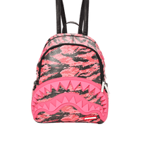 SPRAYGROUND® WOMENS BACKPACK PINK TIGER CAMO SHARKMOUTH SAVAGE BACKPACK