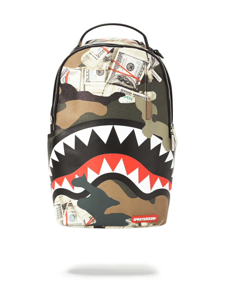 money sprayground backpack