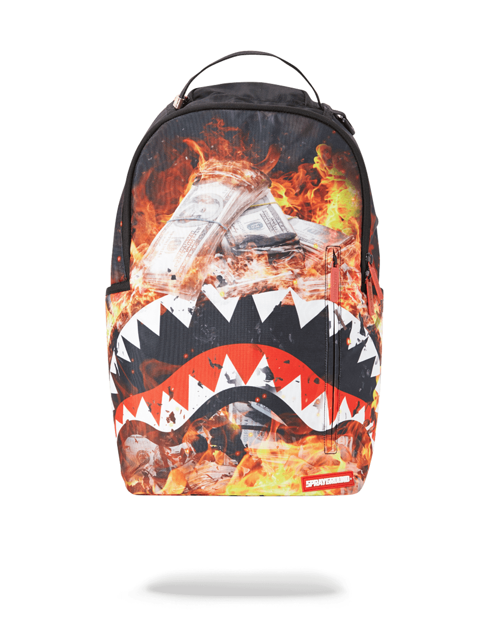 Shark Money Sprayground Backpack Sprayground Powder Shark White