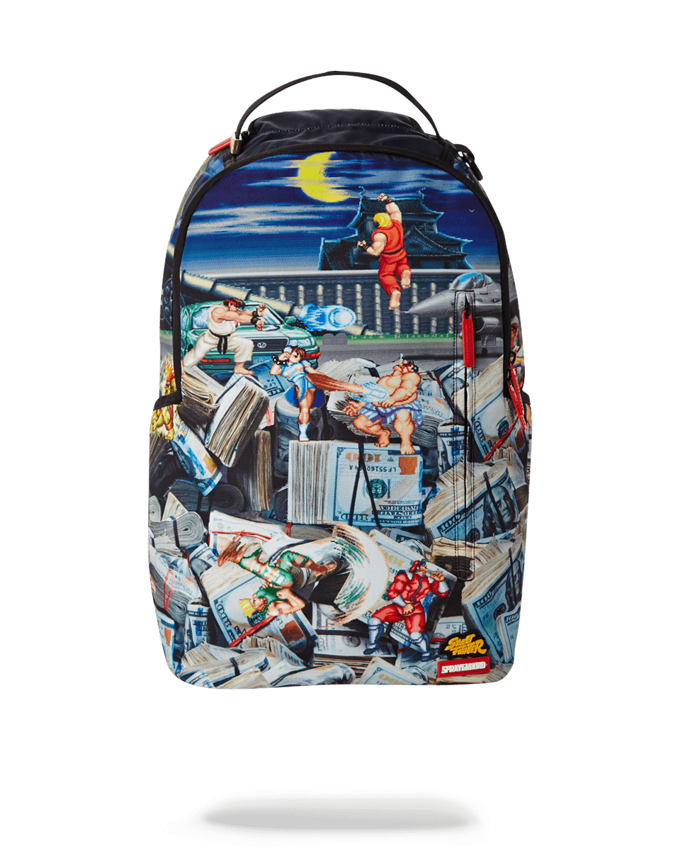 Street fighter sprayground backpack Clearance