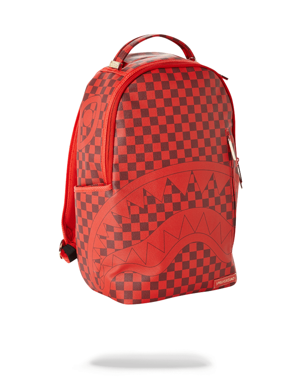 Sprayground red shark new arrivals
