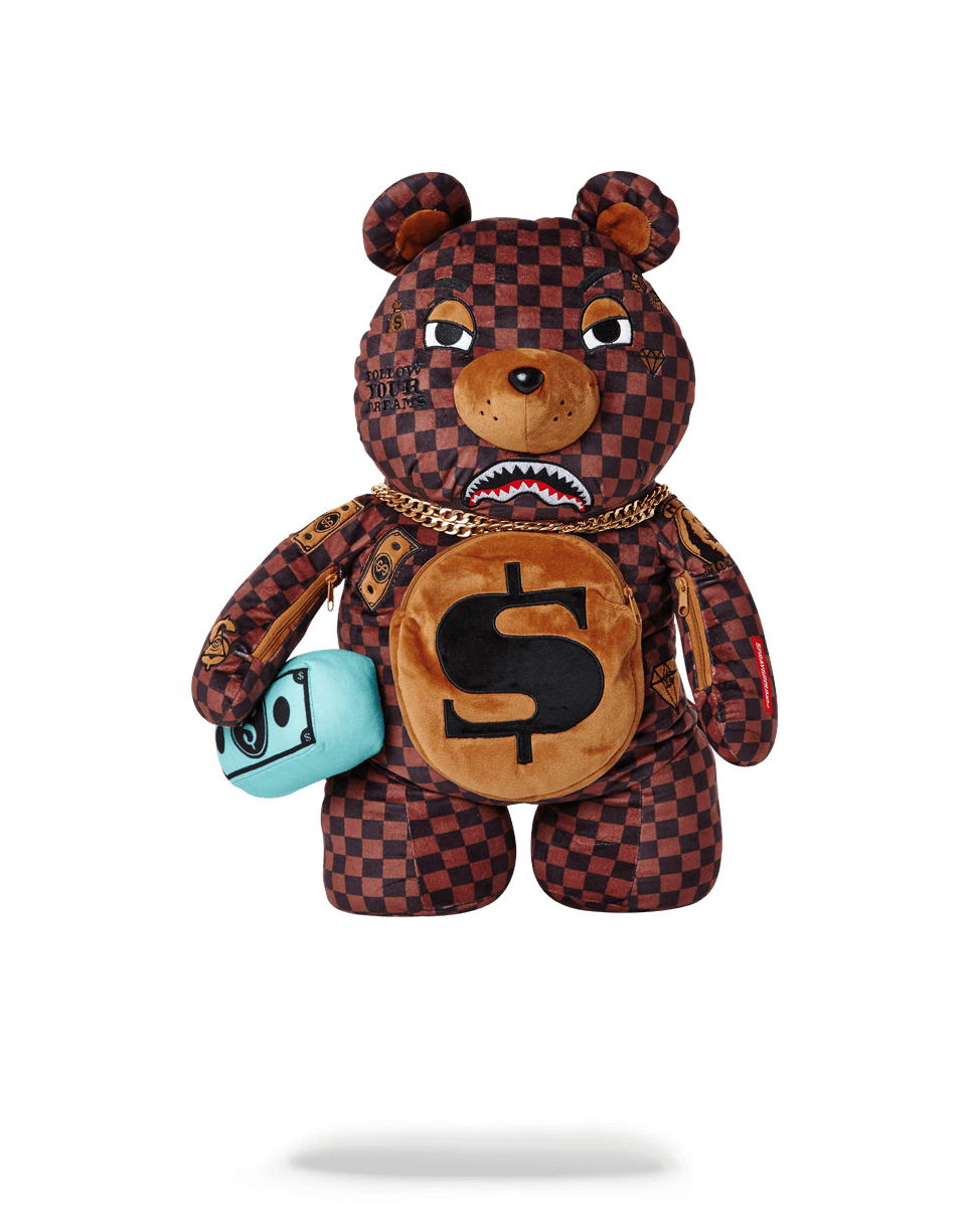 SPLIT THE CHECK (PEARL) MONEYBEAR TEDDYBEAR BACKPACK – SPRAYGROUND®