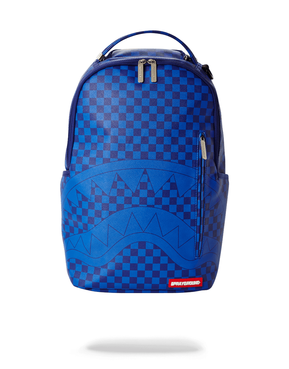 Sprayground Cherry Blossom Rubber Shark Backpack - Blue