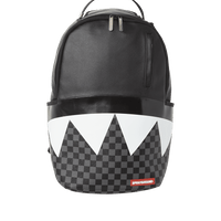 SPRAYGROUND® BACKPACK BLACK HALF CHECK SHARKS IN PARIS BACKPACK (ONE OF ONE)