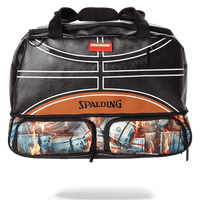 SPRAYGROUND® DUFFLE SPALDING X SPRAYGROUND FIRE MONEY SNEAKER DUFFEL