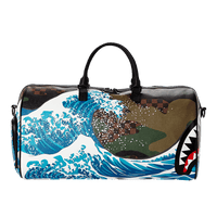 SPRAYGROUND® DUFFLE CAMOKAWA WAVE SHARK DUFFLE