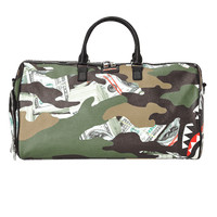 SPRAYGROUND® DUFFLE CAMO MONEY SHARK DUFFLE