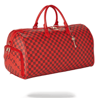SPRAYGROUND® DUFFLE SHARKS IN PARIS DUFFLE (RED CHECKERED EDITION)