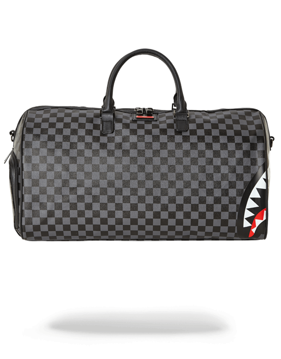 Sprayground Sharks In Paris Mean & Clean Duffle Bag in White for