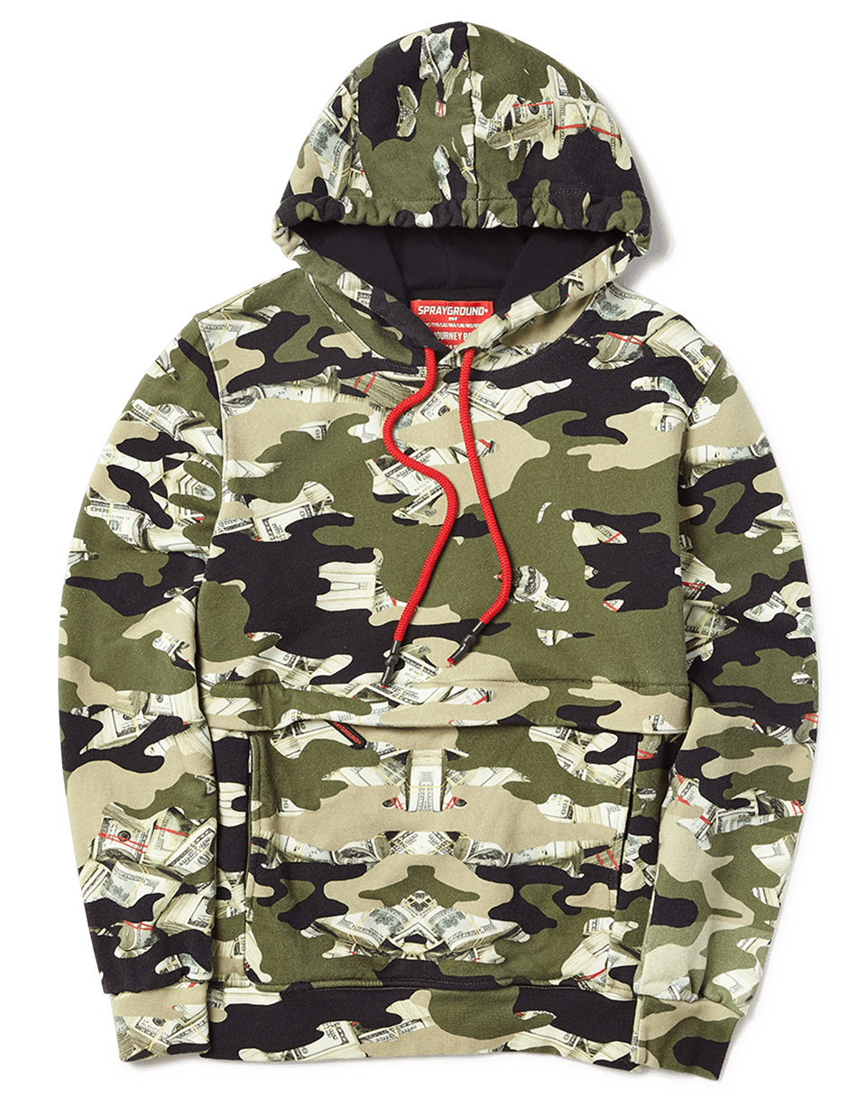 Money clearance camo jumper