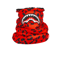 SPRAYGROUND® SKI MASK RED LEOPARD NECK WARMER
