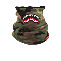 SPRAYGROUND® SKI MASK CAMO SHARK NECK WARMER