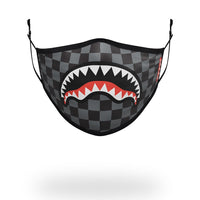 SPRAYGROUND® FASHION MASK ADULT SHARKS IN PARIS (GREY) FORM FITTING FACE MASK