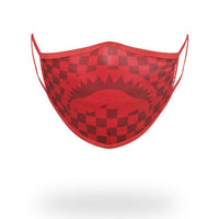SPRAYGROUND® FASHION MASK SHARKS IN PARIS (RED) FORM-FITTING MASK