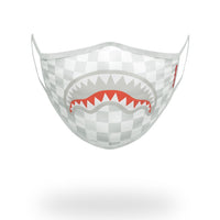 SPRAYGROUND® FASHION MASK SHARKS IN PARIS (WHITE) FORM-FITTING MASK