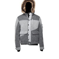SPRAYGROUND® OUTERWEAR JAPAN STRIPE KNIT CHOPPER JACKET