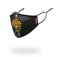 SPRAYGROUND® FASHION MASK KIDS FORM FITTING MASK: SPUCCI LEOPARD