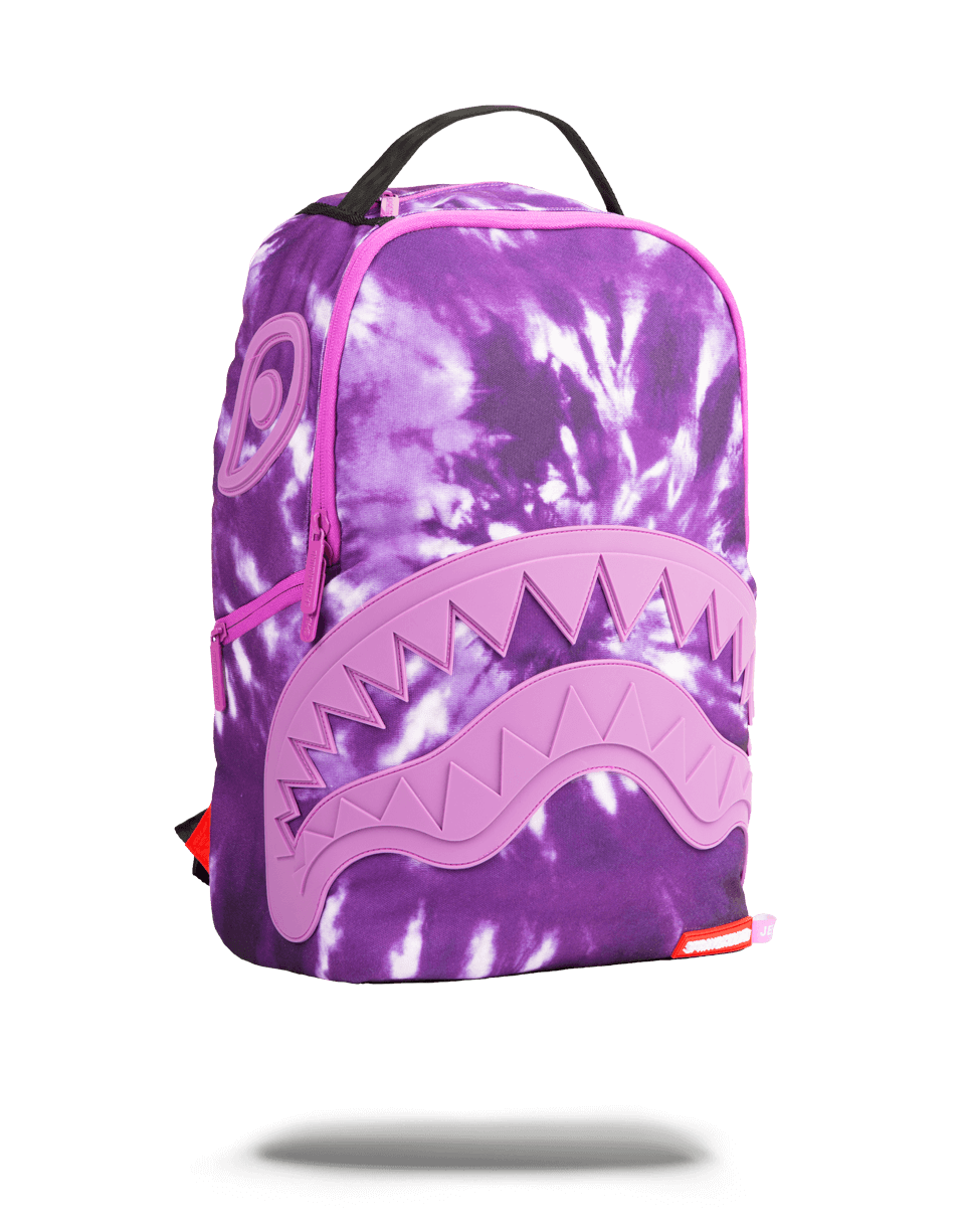Sprayground Backpack Pink Shark Mouth Black Books Bag BRAND NEW