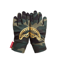 SPRAYGROUND® GLOVES GOLD STENCIL CAMO GLOVES
