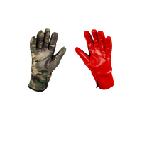SPRAYGROUND® GLOVES LEFT RED / RIGHT CAMO MONEY DRIPS GLOVES