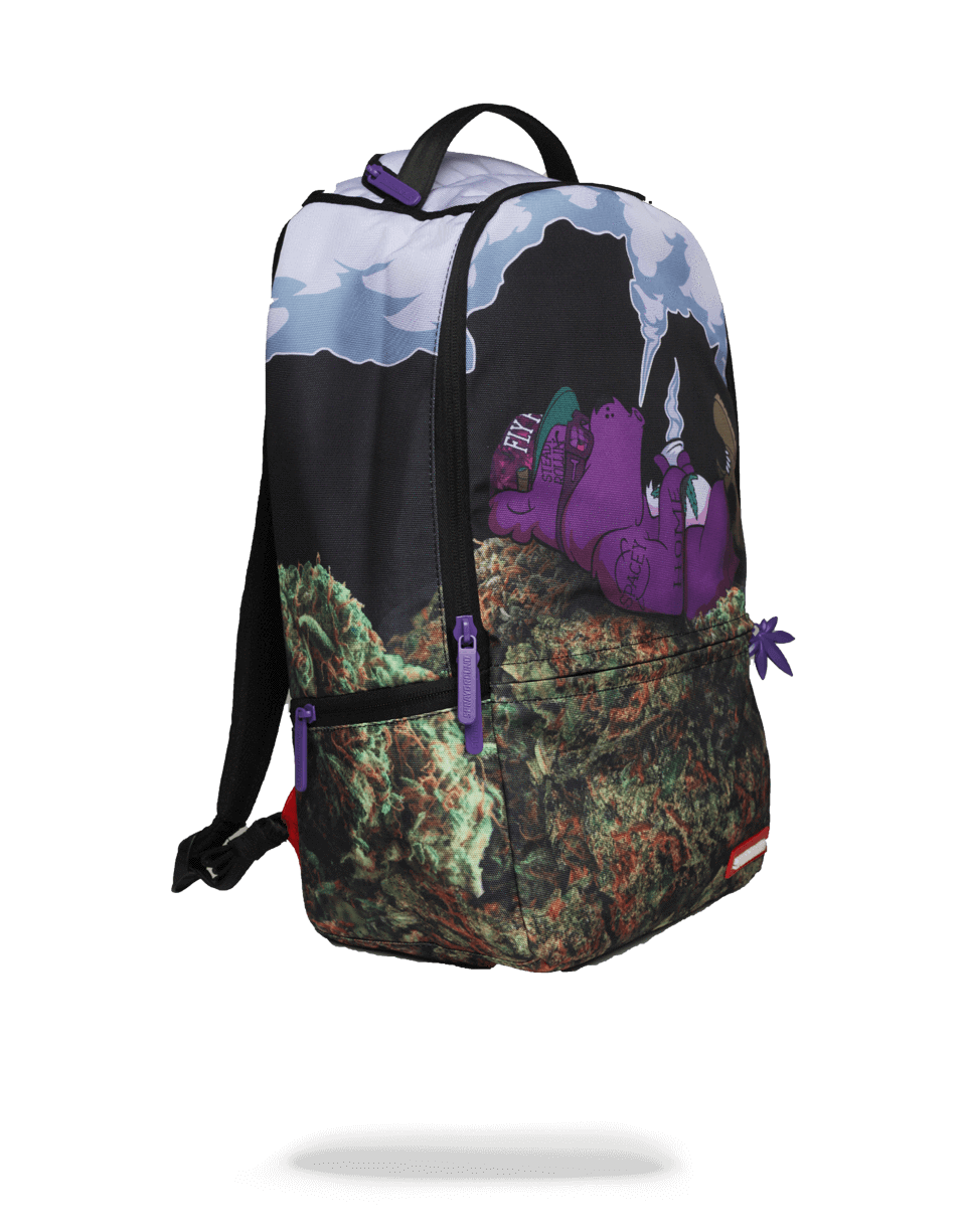 Purple sprayground on sale