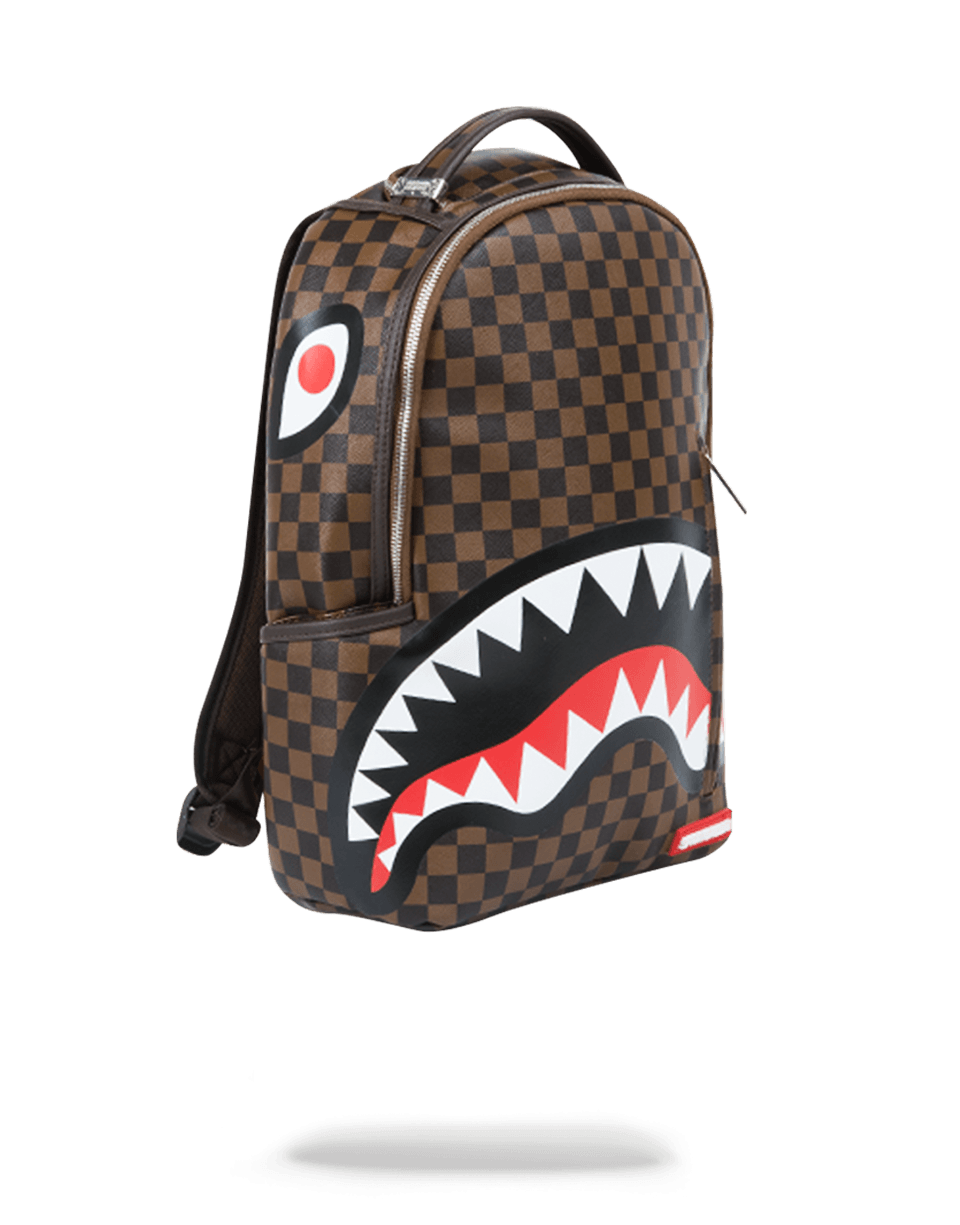 SPRAYGROUND® BACKPACK SLEEK SHARKS IN PARIS (BROWN)