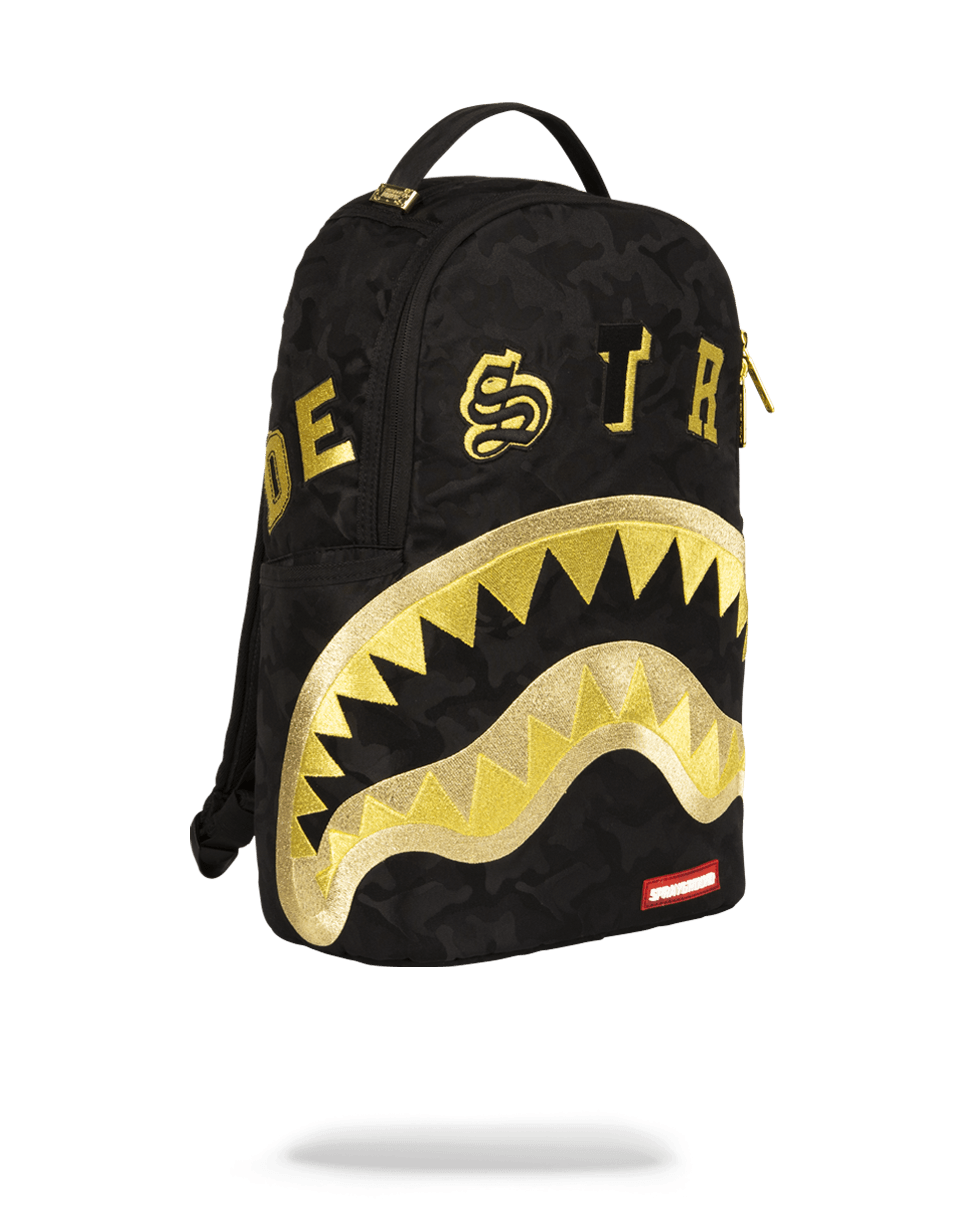 DESTROY SHARK (GOLD CAMO) – SPRAYGROUND®