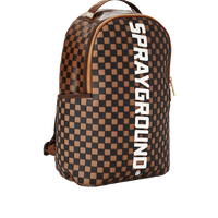 SPRAYGROUND® BACKPACK 3D MOLDED RUBBER CHECKERED LOGO