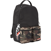 SPRAYGROUND® BACKPACK CAMO SIDE SHARK DOUBLE CARGO