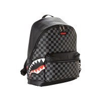 SPRAYGROUND® BACKPACK SHARKS IN PARIS (BLACK CHECKERED EDITION)