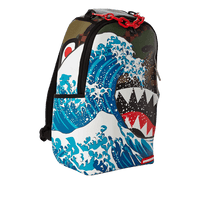 SPRAYGROUND® BACKPACK CAMOKAWA WAVE SHARK