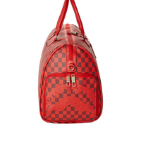 SPRAYGROUND® DUFFLE SHARKS IN PARIS DUFFLE (RED CHECKERED EDITION)